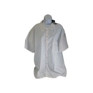 Chef Revival CS006WH-1X White Short Sleeve Cook Shirt - XL